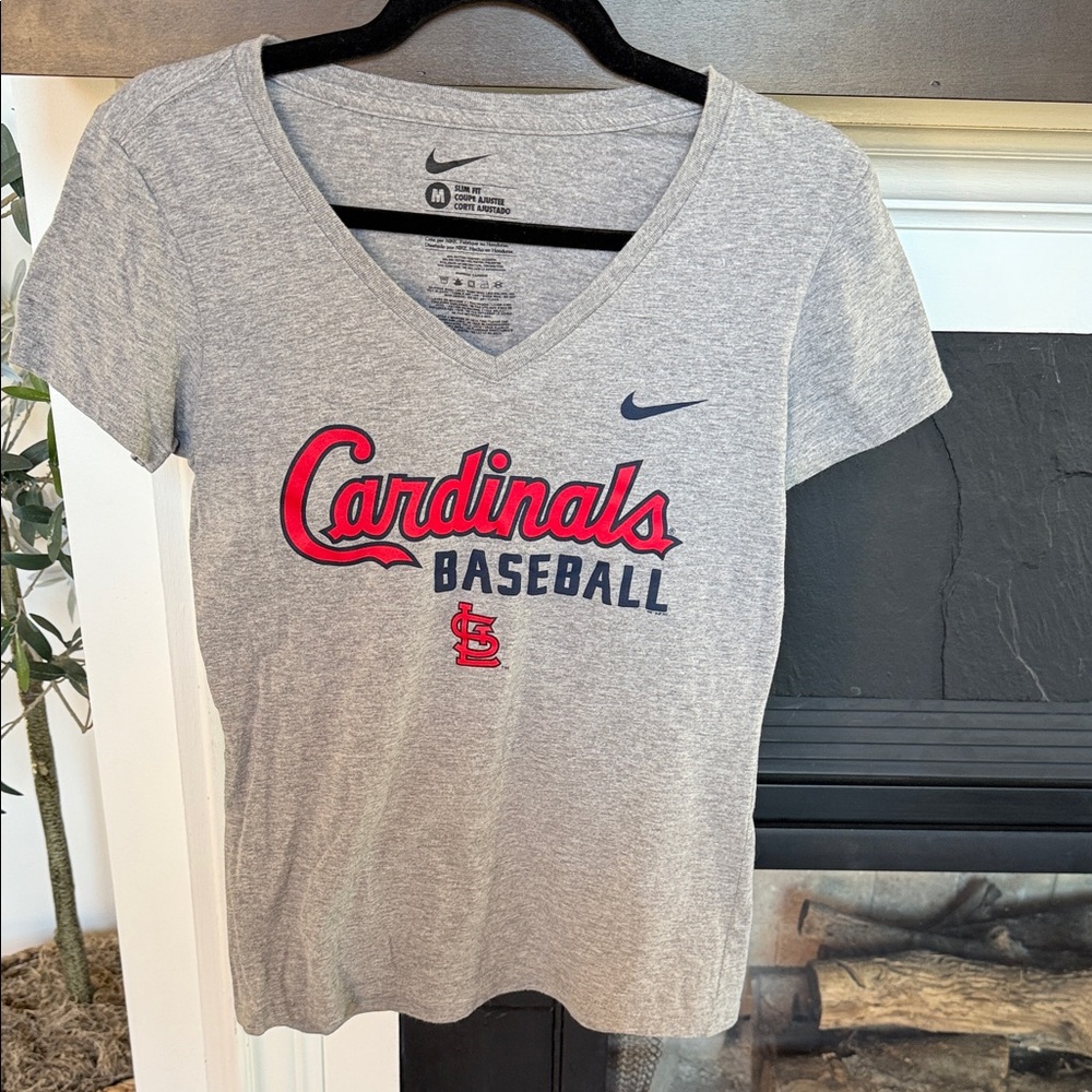 Nike Cardinals Baseball V-Neck Tee